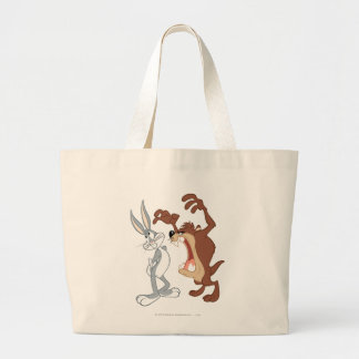 TAZ™ und BUGS BUNNY™ Nicht einmal Flinching - Farb Jumbo Stoffbeutel