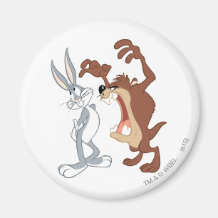 TAZ™ und BUGS BUNNY™ Nicht einmal Flinching - Farb Magnet