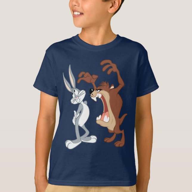 TAZ™ und BUGS BUNNY™ Nicht einmal Flinching - Farb T-Shirt (Vorderseite)