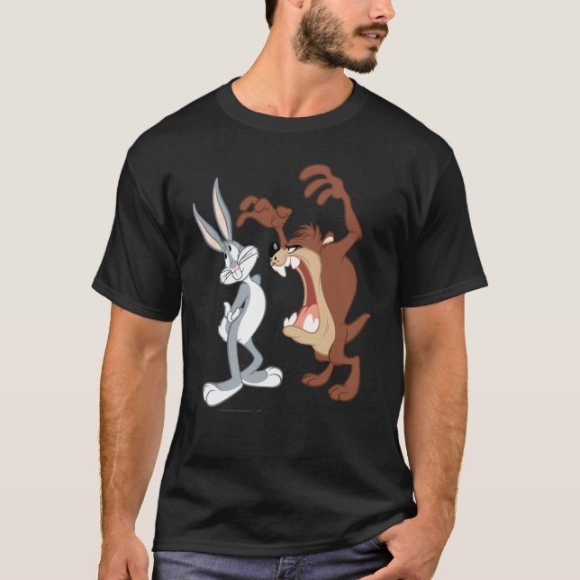 TAZ™ und BUGS BUNNY™ Nicht einmal Flinching - Farb T-Shirt (Vorderseite)