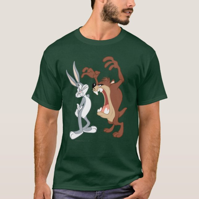 TAZ™ und BUGS BUNNY™ Nicht einmal Flinching - Farb T-Shirt (Vorderseite)