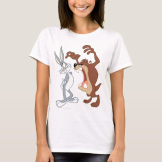 TAZ™ und BUGS BUNNY™ nicht einmal Flinching - Farb T-Shirt