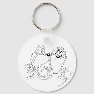 TAZ™ und Girl Schlüsselanhänger