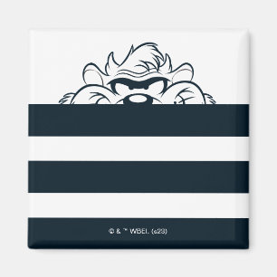 TAZ™ versteckt sich in Streifen Magnet