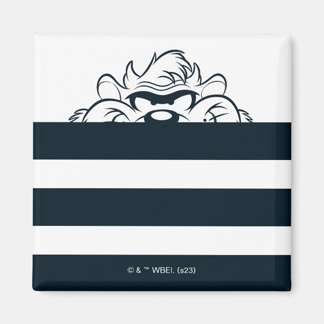 TAZ™ versteckt sich in Streifen Magnet (Vorne)