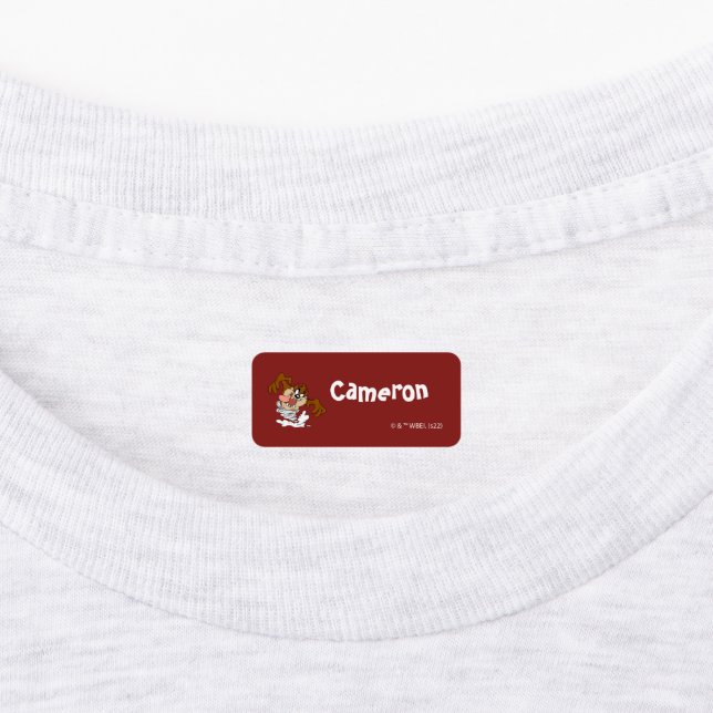 TAZ™ Whirling Tornado Etiketten (Befestigt)