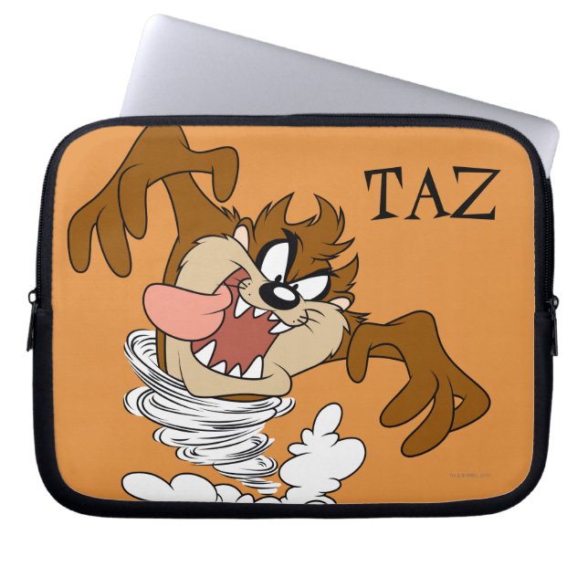 TAZ™ Whirling Tornado Laptopschutzhülle (Vorderseite)