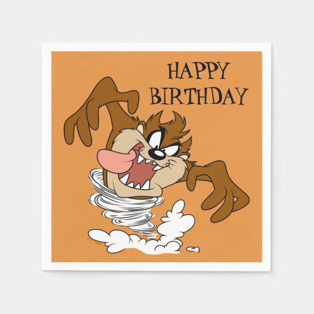 TAZ™ Whirling Tornado Serviette (Vorderseite)