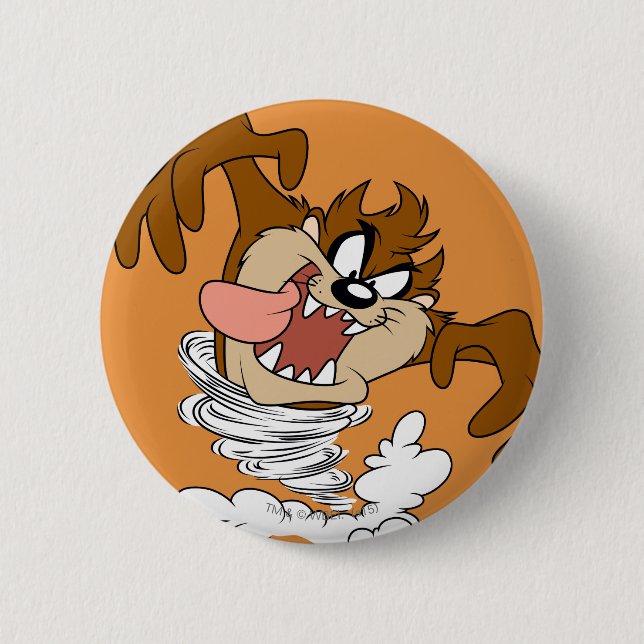 TAZ™ Wirbelsturm Button (Vorderseite)