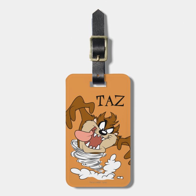 TAZ™ Wirbelsturm Gepäckanhänger (Vorderseite vertikal)