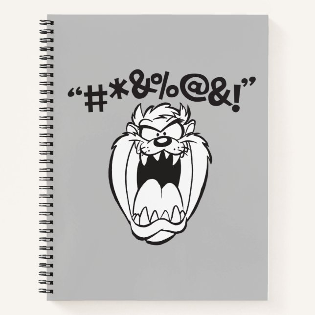 TAZ™ Yelling Expletives Notizbuch (Vorderseite)