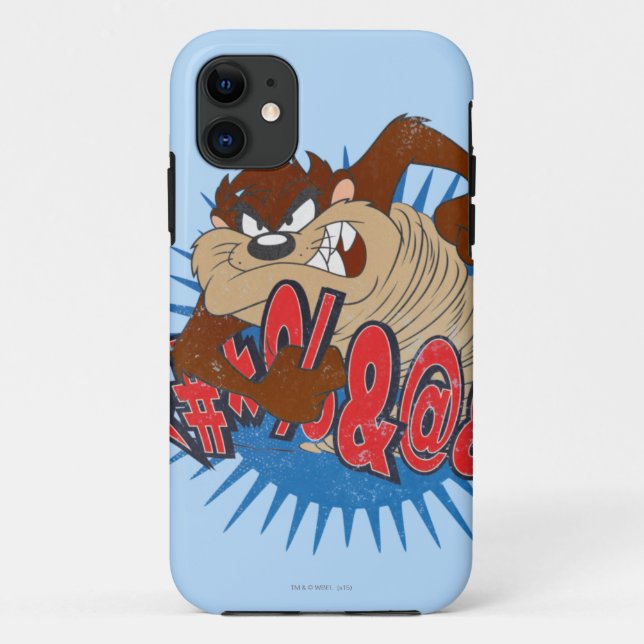 TAZ™ Zensiert Case-Mate iPhone Hülle (Rückseite)