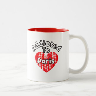 Taza Addicted to Paris Zweifarbige Tasse