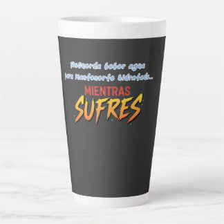 Taza bebe agua mientras sufres milchtasse
