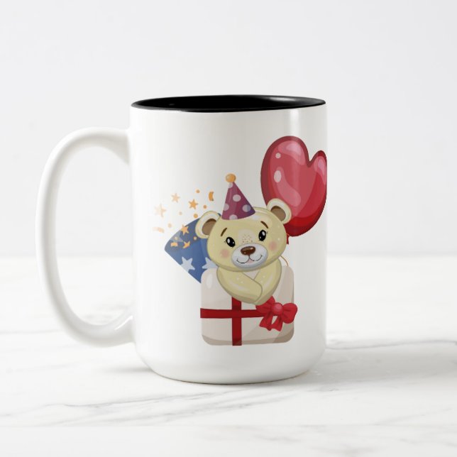 Taza clásica, 15 oz zweifarbige tasse (Links)