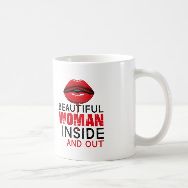 Taza clásica Beautiful Woman Kaffeetasse (Rechts)