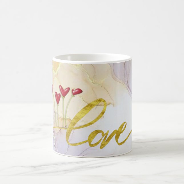 Taza con amor y corazones kaffeetasse (Mittel)
