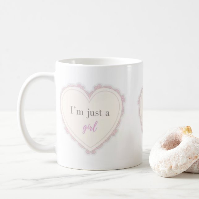 Taza con diseño coquette kaffeetasse (Mit Donut)