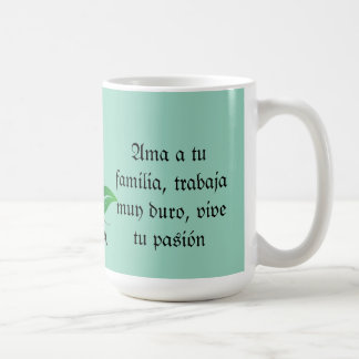 Taza con diseño yoga y frase kaffeetasse