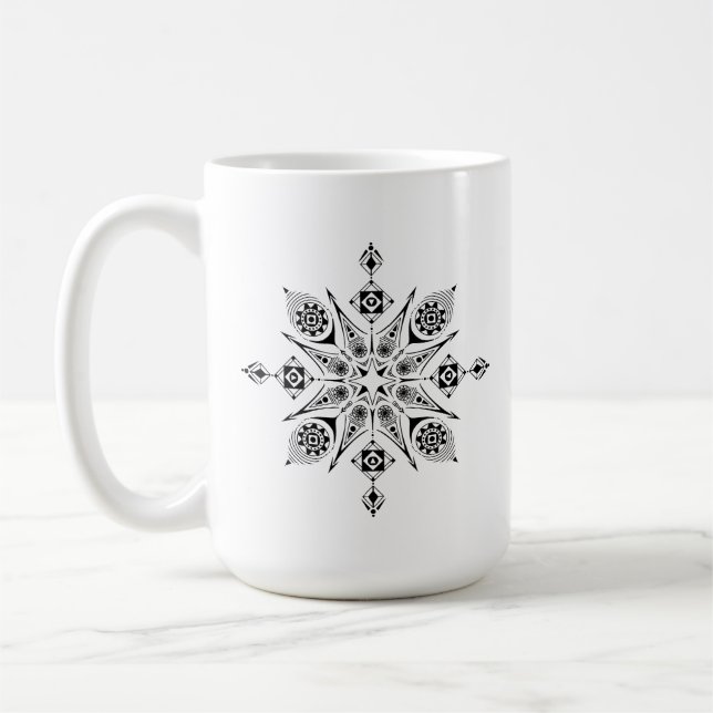 Taza con mandala kaffeetasse (Links)