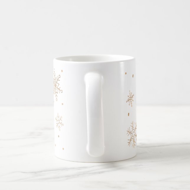 Taza copos de nieve dorados kaffeetasse (Henkel)