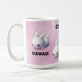 Taza corazones kawaii linda rosa anime kaffeetasse
