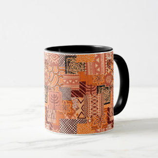 Taza de Cafe African Collage Tasse