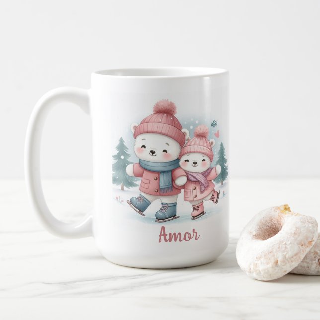 Taza de Café Amor Kaffeetasse (Mit Donut)