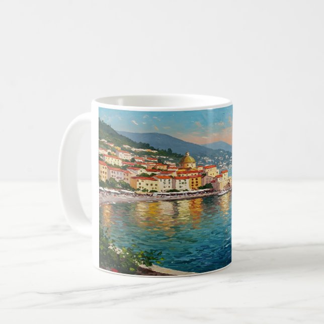Taza De Café Coastal Village Kaffeetasse (Vorderseite Links)