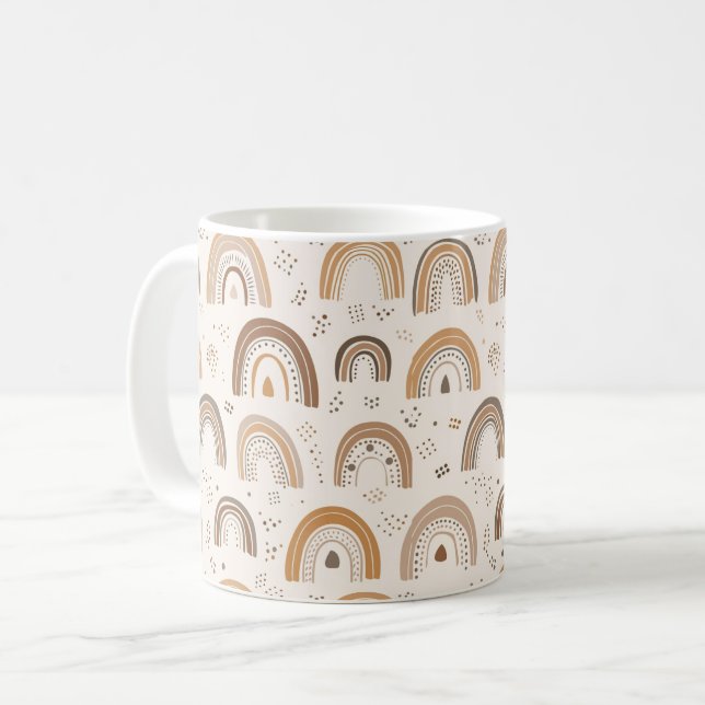 Taza de café con arcoíris  kaffeetasse (Vorderseite Links)