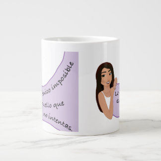 taza de Café con frases inspiradoras Jumbo-Tasse