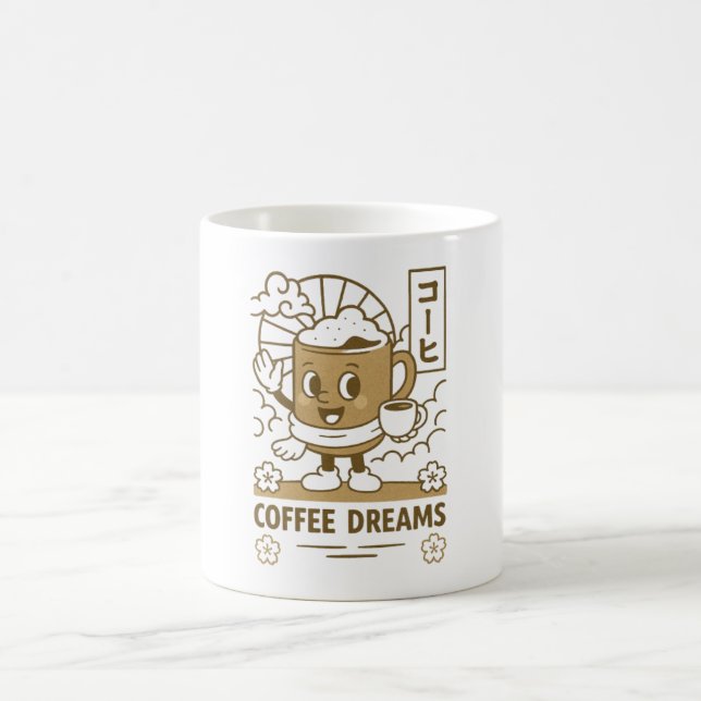 taza de cafe de estilo japones, coffi kaffeetasse (Mittel)