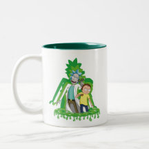 Taza de café - Diseño de Rick y Morty