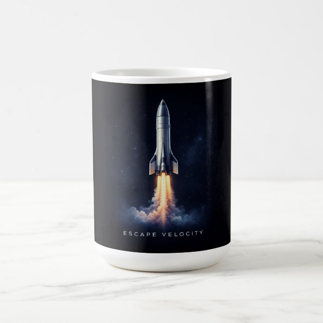 Taza De Café Escape Velocity Rocket Mug Kaffeetasse (Mittel)