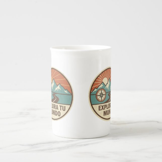 Taza de Café Explora Tu Mundo Prozellantasse (Vorderseite)