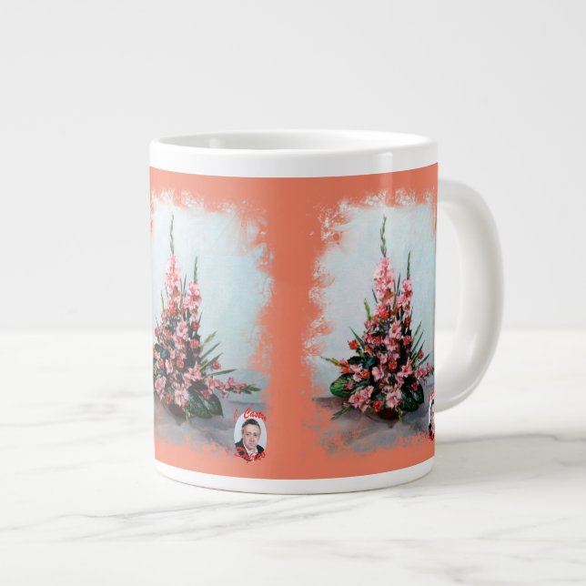 Taza De Café Gigante Bodegón de flores Jumbo-Tasse (Vorderseite Rechts)