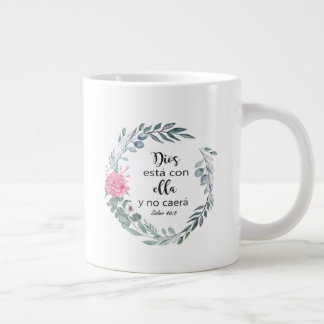 Taza De Café Gigante castellano, biblia, verso bib Jumbo-Tasse