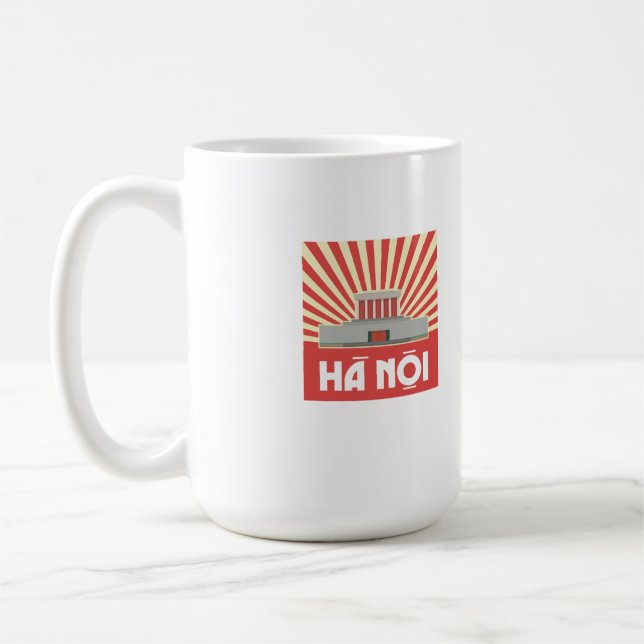Taza de Café Hanói Vietnam - Mausoleo de HoChiMinh Kaffeetasse (Links)