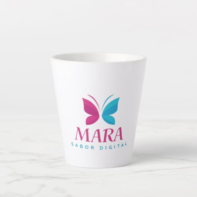 Taza de Café Latte – Mara Sabor para Disfrutar Milchtasse (Vorderseite)