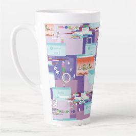 Taza de café latte Mary Fields Milchtasse