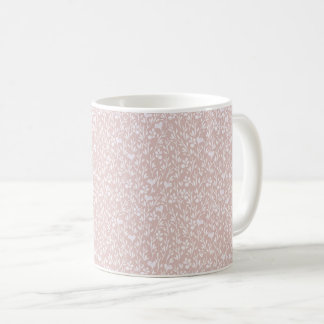 Taza de café - Taza floral minimalista rosada Kaffeetasse