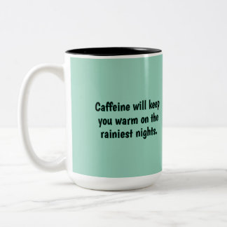 taza de café temática lluvia zweifarbige tasse