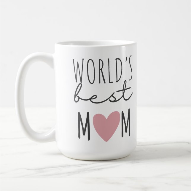 Taza De Café World's Best MOM Custon Kaffeetasse (Links)