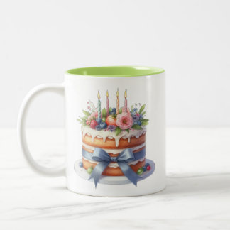 Taza de cumpleaños  zweifarbige tasse
