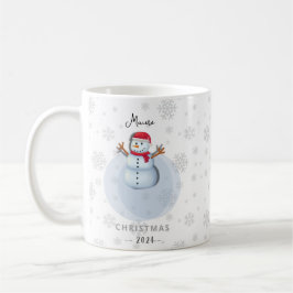 Taza de muñeco de nieve de Navidad personalizada Kaffeetasse