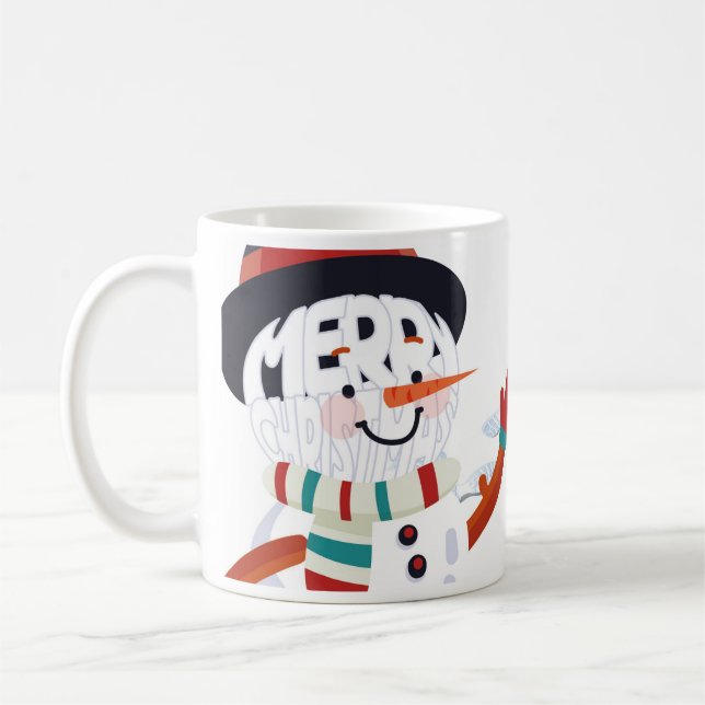 Taza de Muñeco de Nieve para Navidad Kaffeetasse (Links)