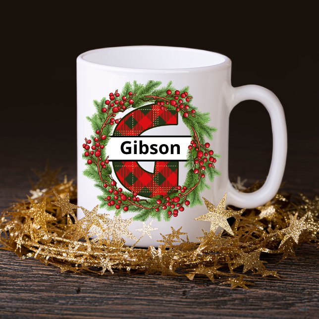 "Taza de navidad personalizada con letra G" Kaffeetasse (Von Creator hochgeladen)
