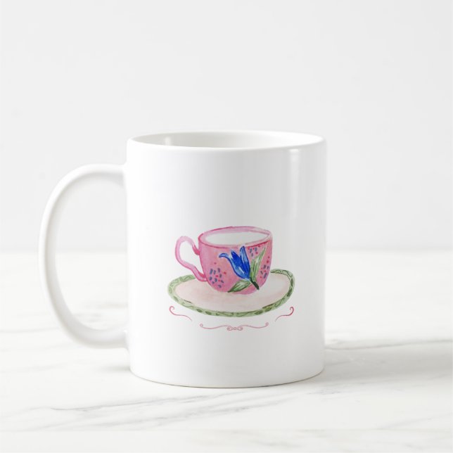 Taza de te floral kaffeetasse (Links)