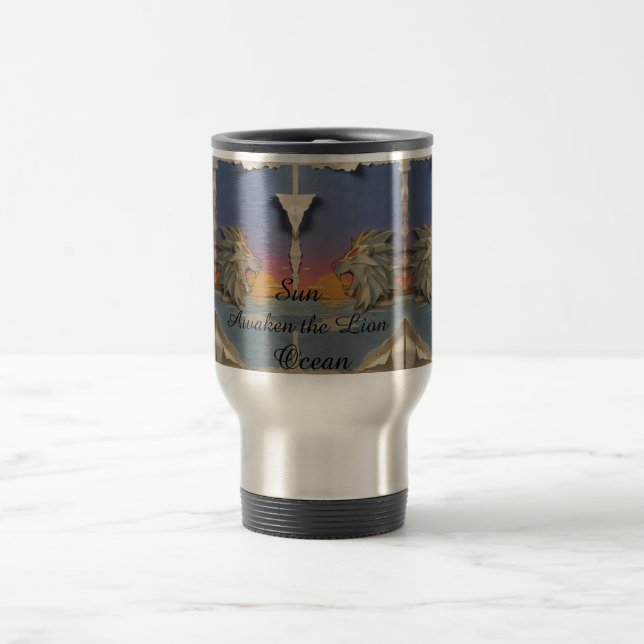 Taza de Viaje "Awaken the Lion" Reisebecher (Mittel)