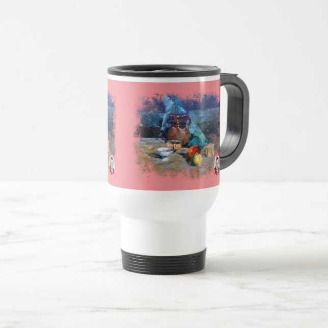 Taza de Viaje Bodegón a espátula Reisebecher (VorderseiteRechts)